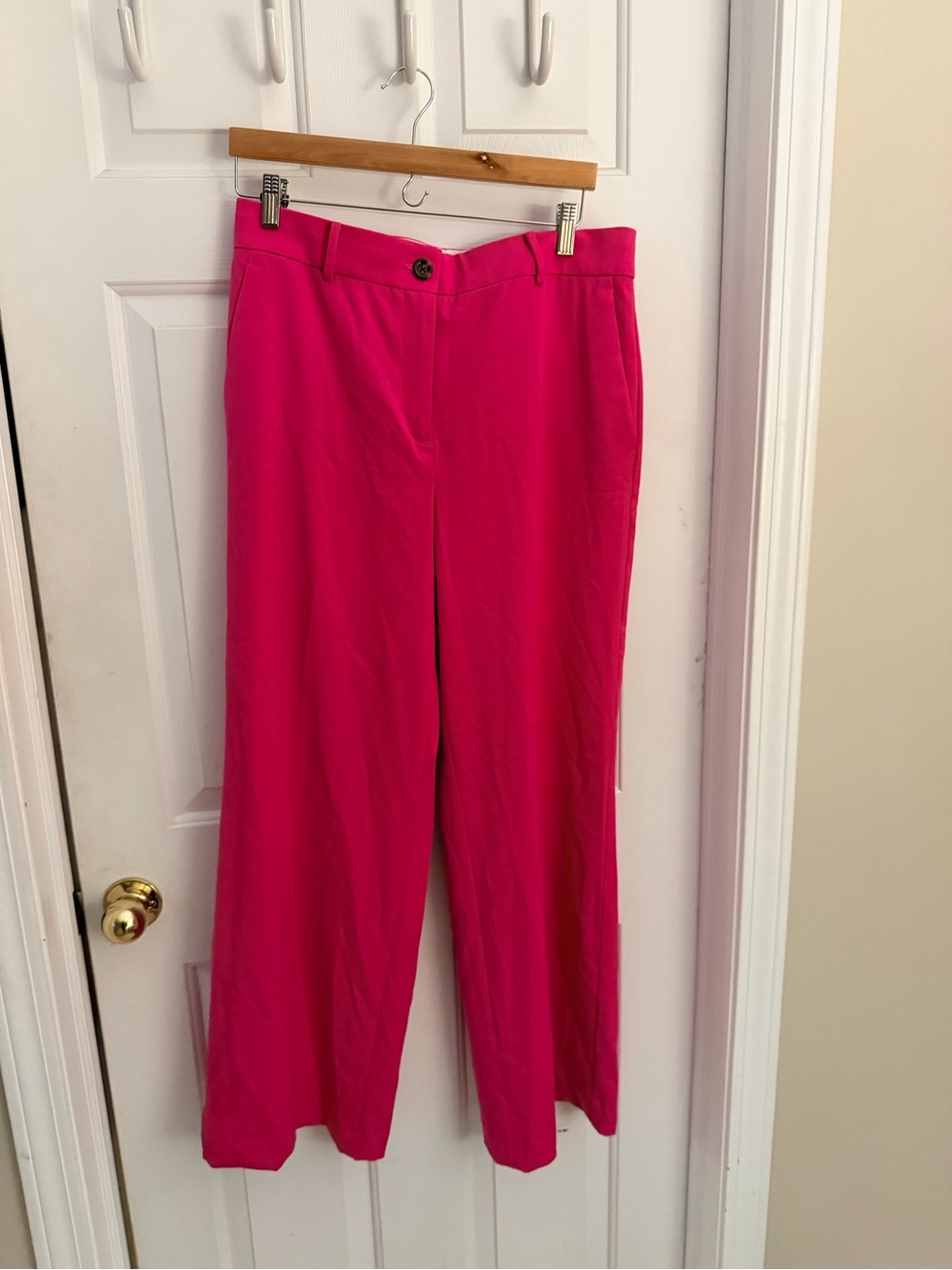 Ann Taylor Hot Pink Cropped Pants